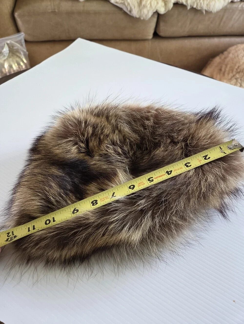 ​Vintage Jacobson's Genuine Raccoon Fur Hat Pillbox Style Mid-Century Luxury